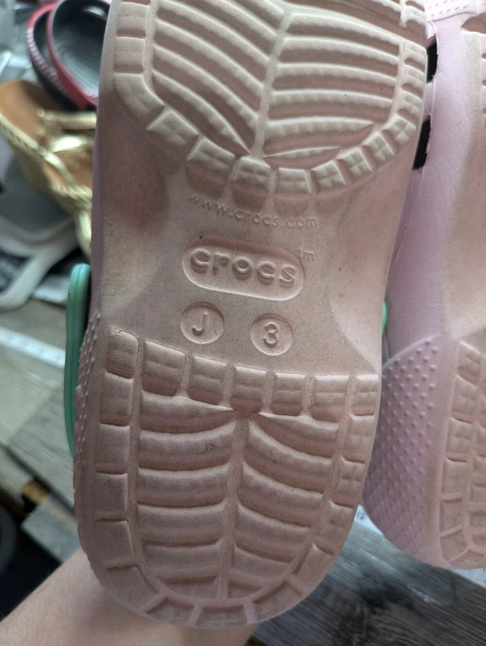 Crocs Unicorn Pink‎ Clogs Girls Size 3